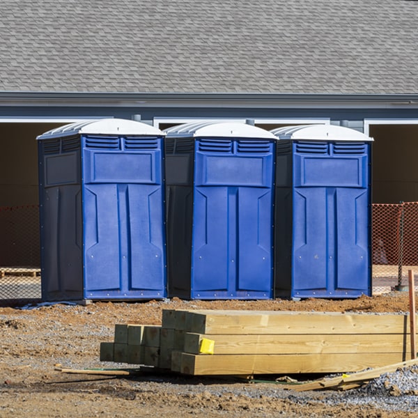 how often are the portable toilets cleaned and serviced during a rental period in Barrington IL